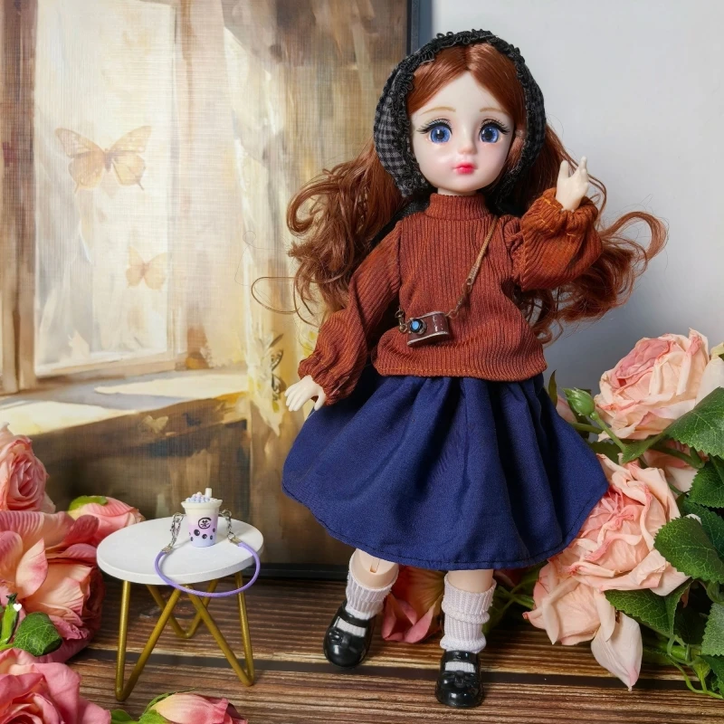 موضة لطيف 30 سنتيمتر ملابس دمى ل 1/6 BJD دمية فستان الأميرة استبدال الملابس DIY بها بنفسك لباس غير رسمي فتاة لعبة هدية عيد ميلاد