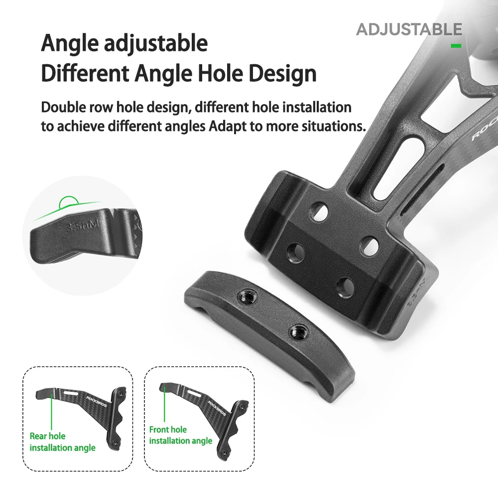 ROCKBROS تقليد ألياف الكربون المزدوج زجاجة ماء حامل الطريق الجبلية دراجة السرج تمديد قوس معدات ركوب الدراجات자ıgeglicherшоqipüstuk