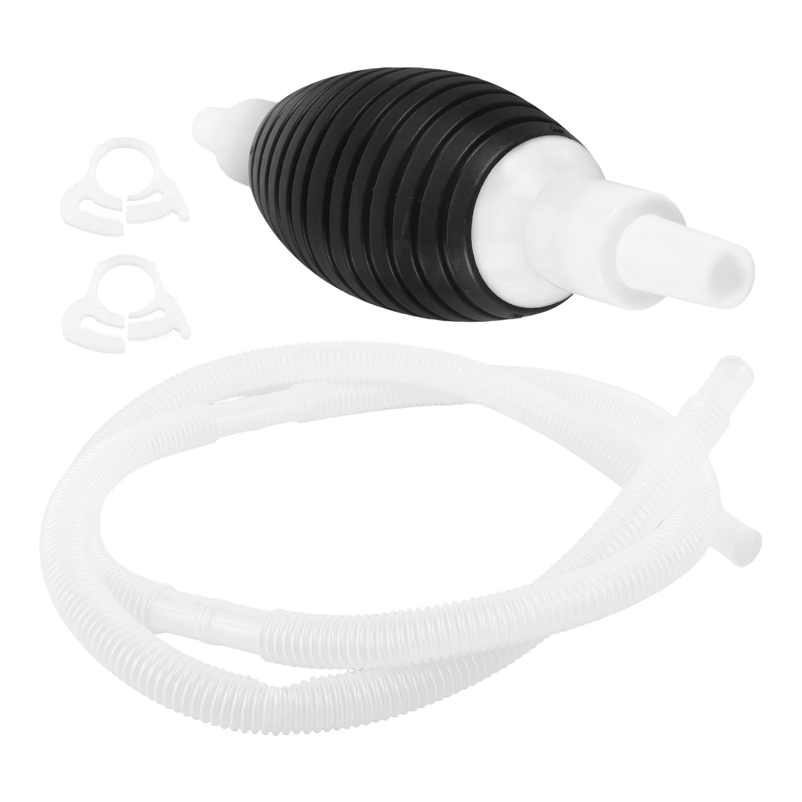 

Plastic Wall Mounted Siphon Hose Transfer Pump Manual Fluid Handheld Durable Multi Purpose Garage Workshop Tool