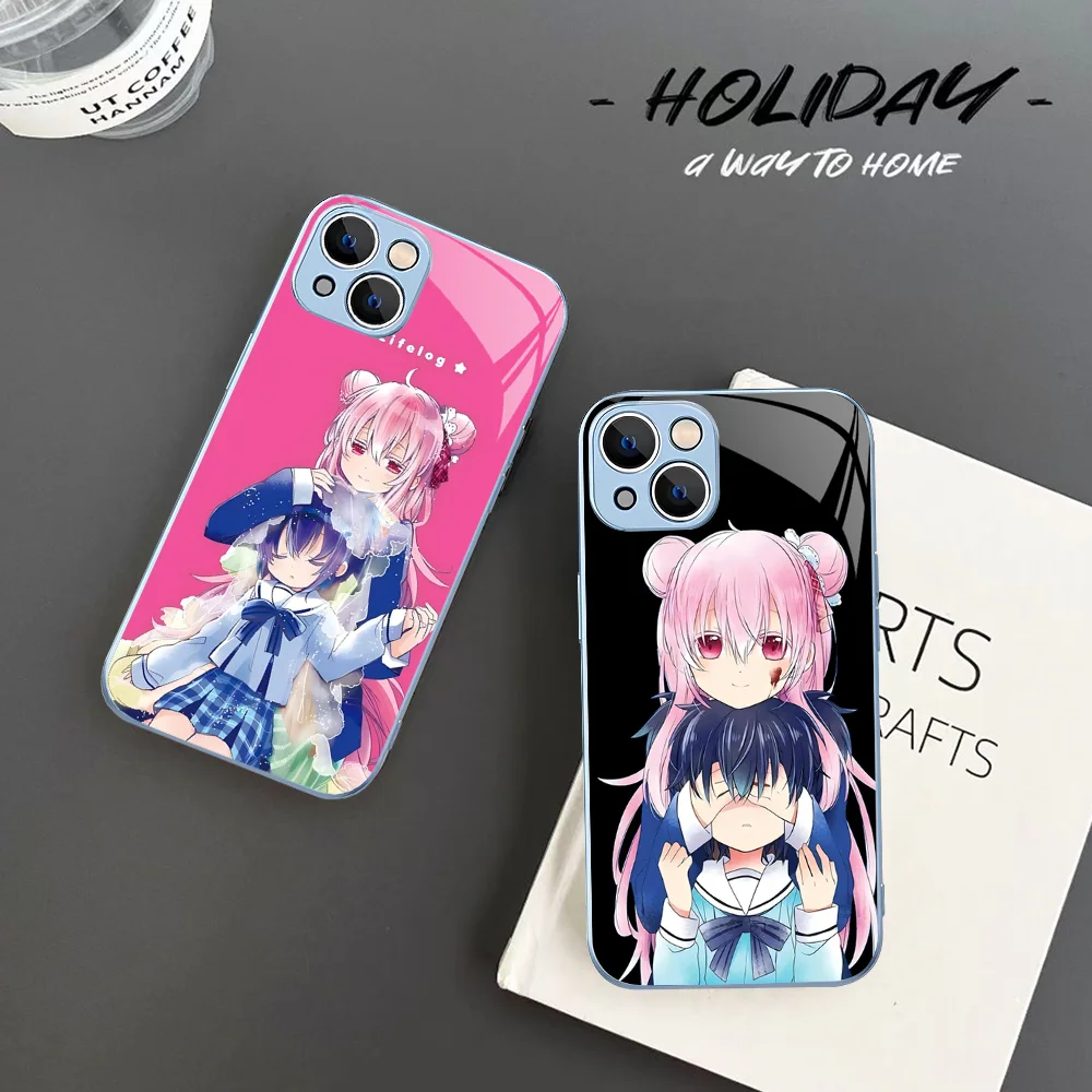 H-Happy S-Sugar Life Phone Case Tempered Glass For iphone 14 13 12 11 Pro Mini XS MAX 14Plus X XS XR Fundas