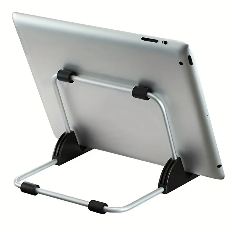 Adjustable Foldable Book Stand Metal Reading Holder Portable Desktop Cookbook Sheet Music Tablet Display Support Kitchen Recipe