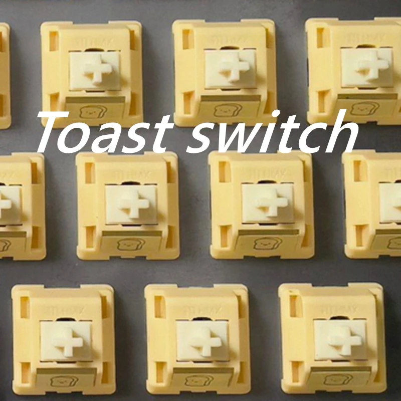 Rena Lab X HMX Toast Switch 5-Pin Linear Thocky Switches 30g 37g 45g H2 Fine Lubrication Custom Mechanical Keyboard Switches — product photo 1 of 1