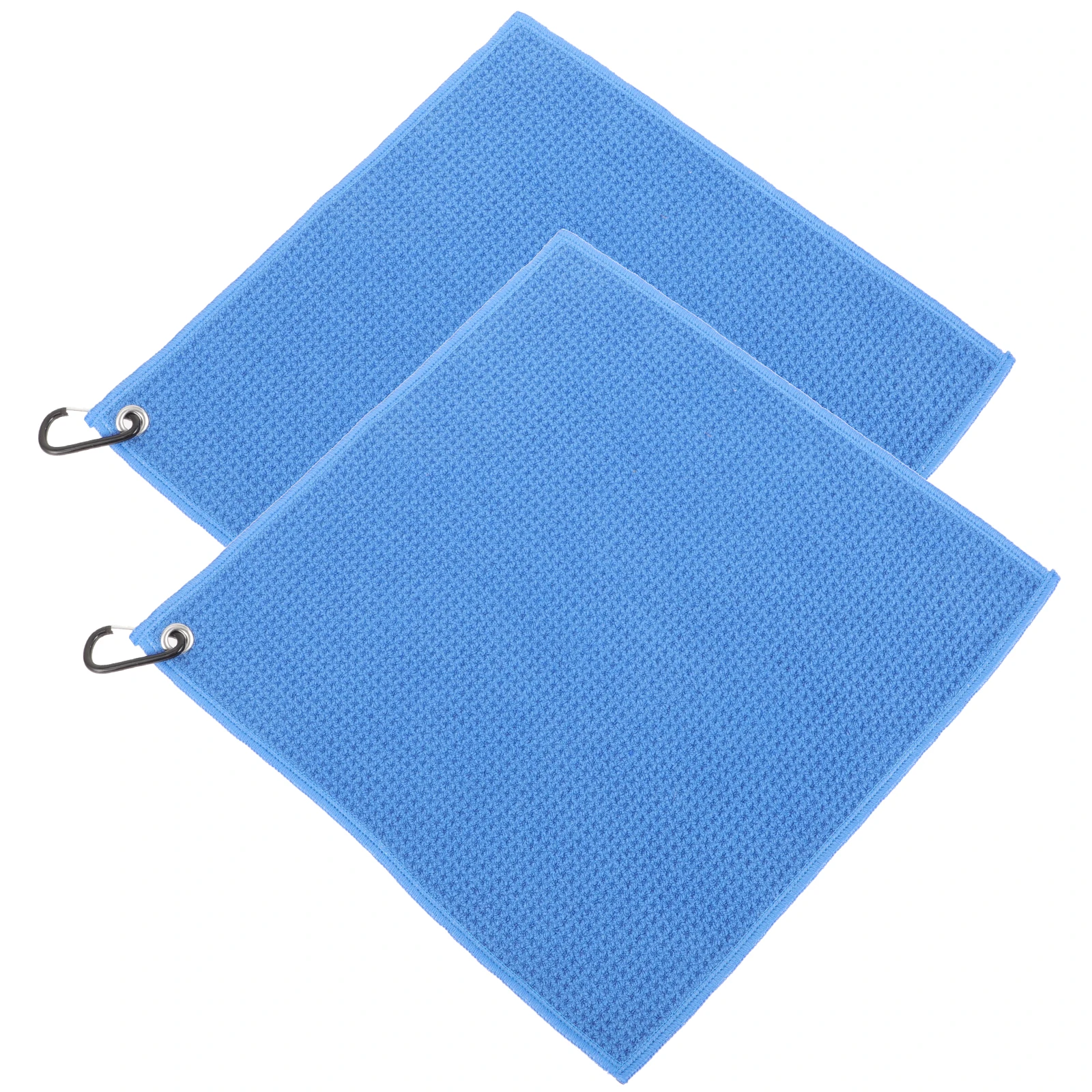 

3 Black Golf Towels 30x30cm Portable Microfiber Cleaning Towels for Balls Lightweight Compact Golfing Accessories Breathing Dry