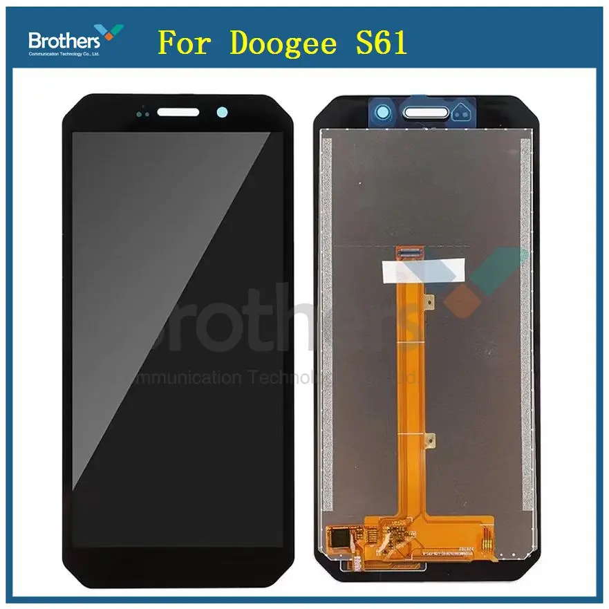 

100% Test S61 For DOOGEE S51 S61 PRO LCD Display Touch Screen Digitizer For S 61 Assembly Replacement