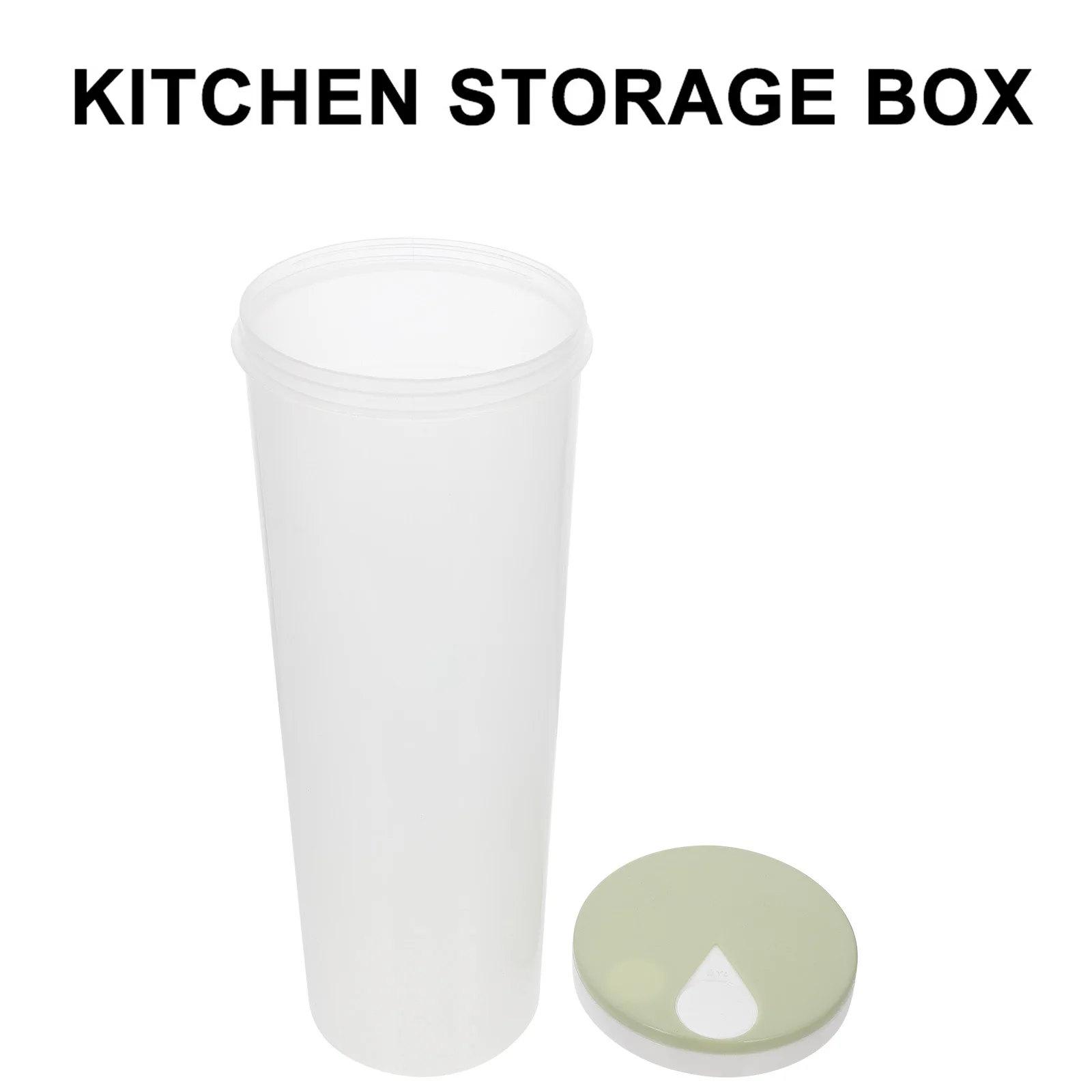 

2Pcs Airtight Storage Jars Transparent Plastic Food Containers Kitchen Boxes for Flour Sugar Rice Snacks Cereals Oats Leakproof