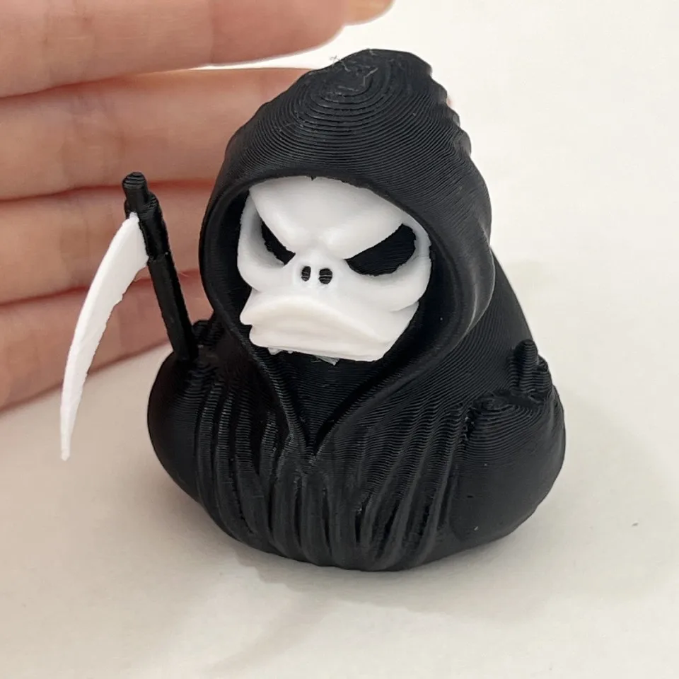 Evil Duck 2026 Halloween Decoration Gothic Horror Duck Anime Figure Classic Duck Figurine For Desk Home Decor Gift For Adults