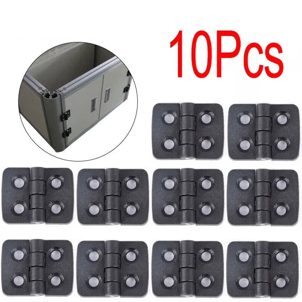 10pcs Plastic Hinges Nylon Folding Hinge For Electric Box Cabinet Hardware Furniture Cabinet Door Hinges Furniture Hinges