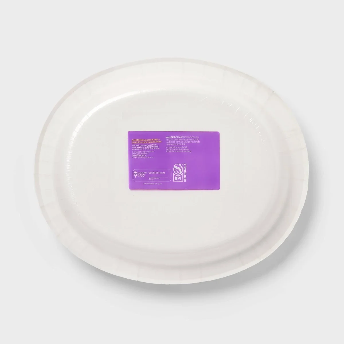 Ultra Disposable Platter Plates - Greenery - 20ct