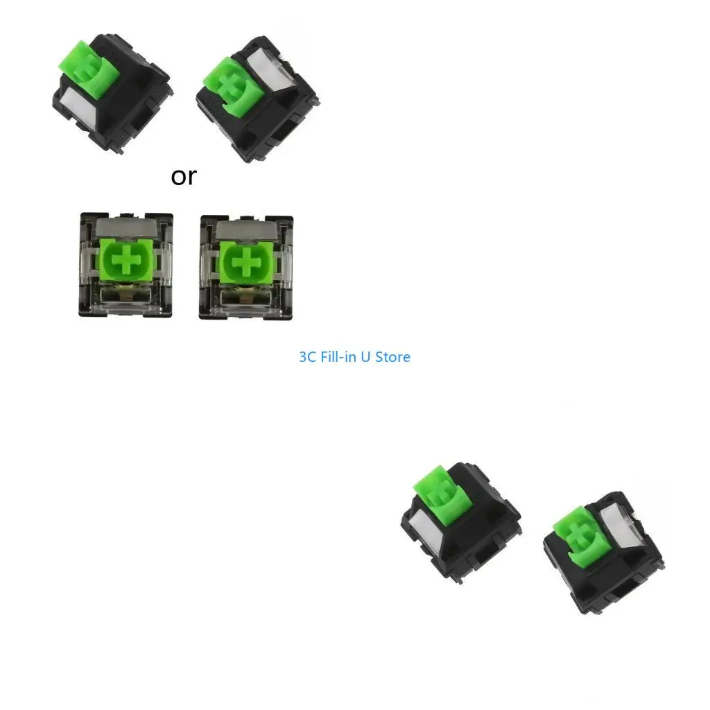 

G8TA Green RGB переключатели 3-контактные для механической клавиатуры BlackWidow Lite