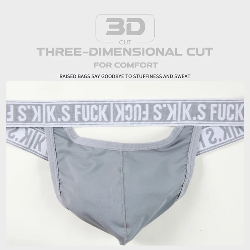 Men's Jockstrap Panties Elastic Low-Rise Comfortable Underpants Breathable Briefs - 3PCS/2PCS/1PCS Options Available image 5