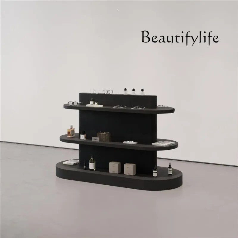 Oval Nakashimadai Glasses Clothing Store Boutique Display Stand Cosmetics Display Cabinet Multifunctional