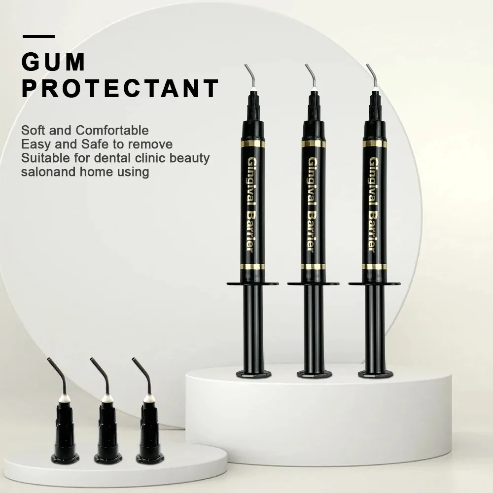 10Pcs Dental Teeth Whitening Gum Dam 1.5/3ml  Gingival Barrier Protectors Gel Tooth Whitening Beauty Consumables for Oral Care