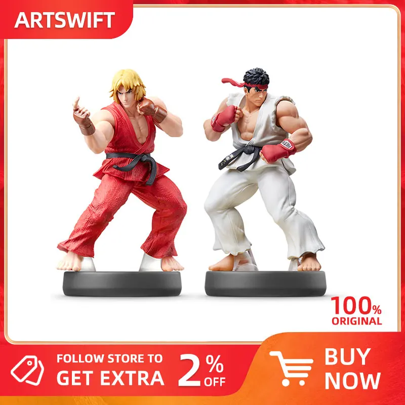 ARTSWIFT Outlet Store Figurine for NS Original NFC Genuine Ryu Ken Asian Version Region Free In Stock