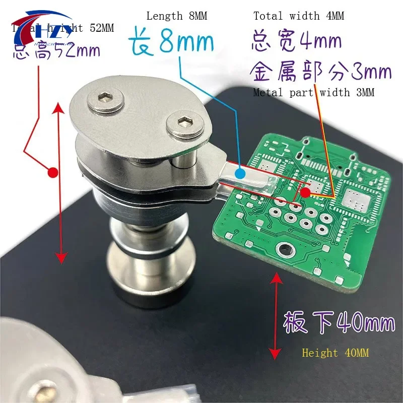 Magnetic Micro PCB Clip Electronic Production Welding Repair Small Board Fixing Motherboard Components Precision Spring Clamp