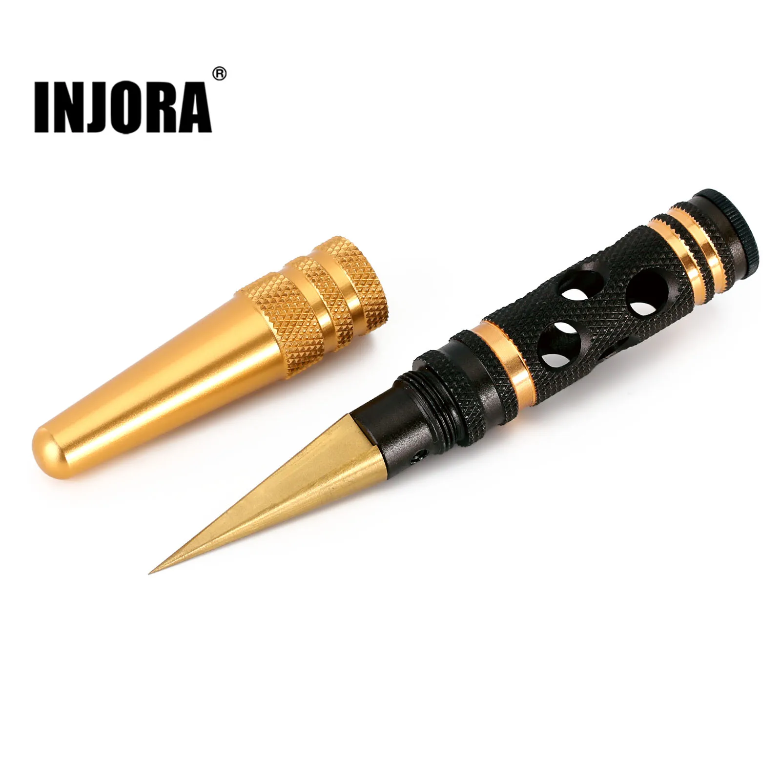 INJORA Steel 0-14mm Reamer Body Shell Hole Opener for RC Car Model DIY Modified Tool