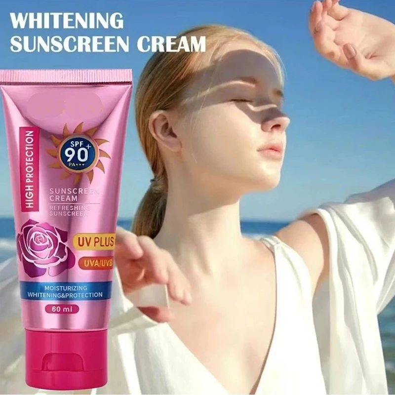 

Sunscreen Body Isolating Cream SPF90+ High Moisturizing Brightening Invisible Pores Sweat Proof Waterproof Whitening Creams