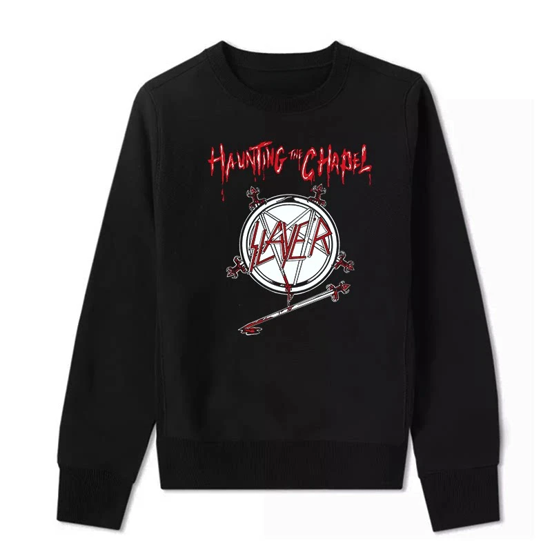 

Толстовки с капюшоном SLAYER в стиле рок-панк и хэви-метал, повседневные, свободного кроя, унисекс, новинка 2026 года