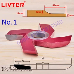 Livter-cortador de perfil para fabricación de puertas, cortador elevado para carpintería, marco de puerta, cabezal de corte de husillo soldado