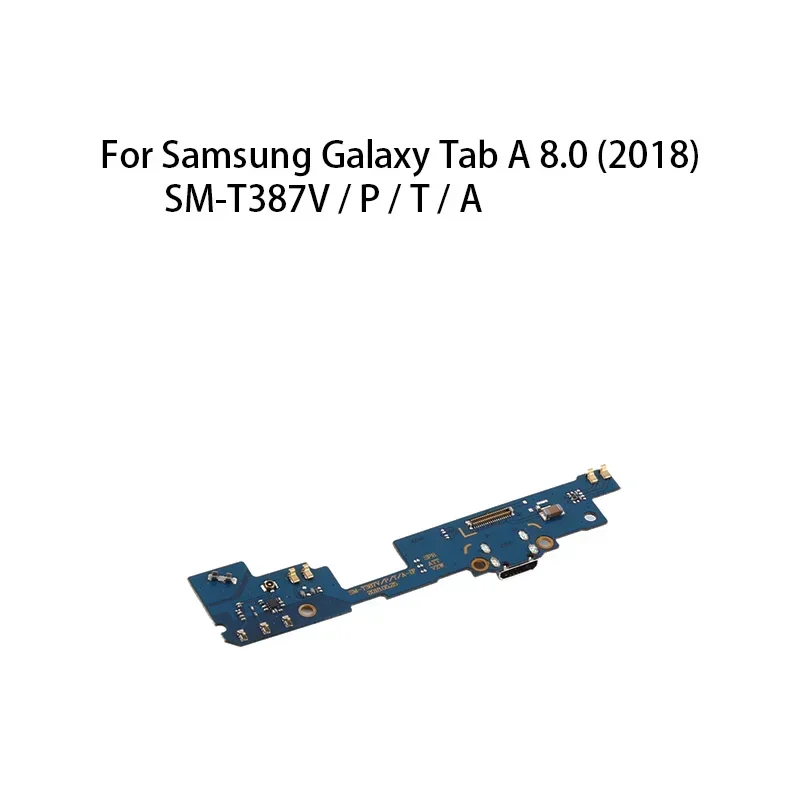 

Gefensi For Samsung Galaxy Tab A 8.0 (2018) SM-T387V / P / T / A USB Charge Port Jack Dock Connector Charging Board Flex Cable
