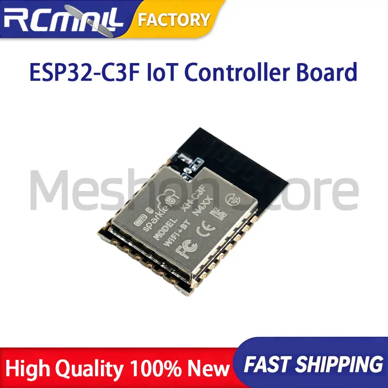 ESP32-C3F WiFi Blue-tooth Microcontroller Module Single Core 4MB Flash 400KB SRAM 2.4GHz IoT Board RISC-V Wireless Development