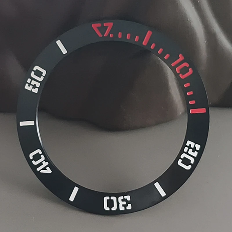 41x32mm Stainless Steel Samurai Bezel Insert Ring Fit for King Samurai SRPF79K1 Watch Case Bezel Insert Spare Parts