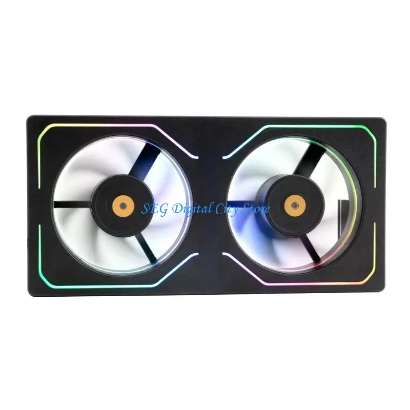 U75B Active Cooling Memory Heatsink Fan ARGB PWM Control Easy Clip Installation