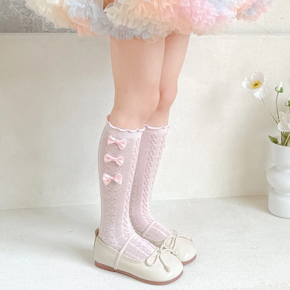 New Lolita Leg Covers Lace Breathable Pile Sock Ballet Style Mesh Middle Tube Socks Stage Performance