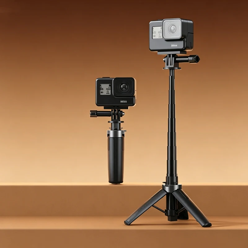 Mini Rozkładany Statyw Składany Statyw Przenośny Monopod do Go Pro Hero 13 12 11 Black Session Osmo Action Camera Akcesorium do Vlogowania — zdjęcie 6
