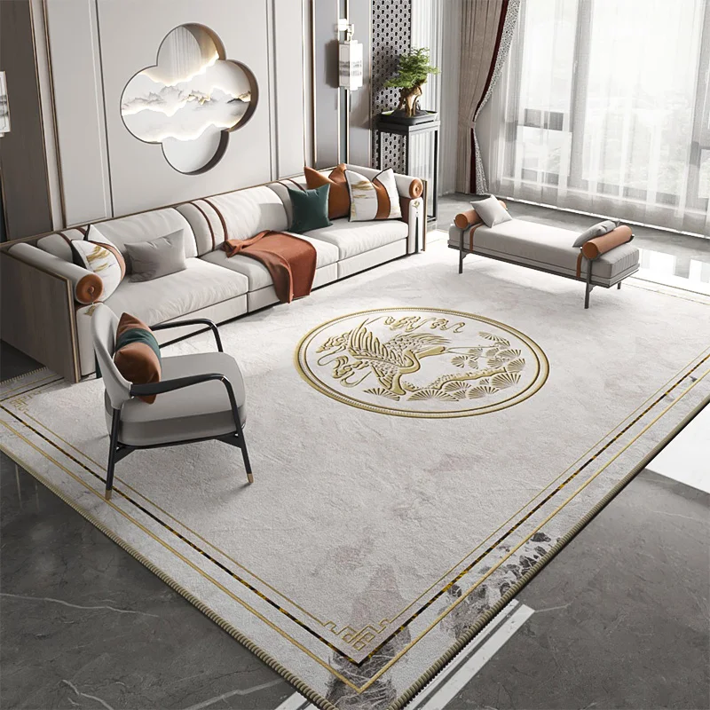 

New Chinese Style Carpet for Living Room Large Customize Luxury Bedroom Area Rug Home Decor Study Chair Non-slip Mat Rug