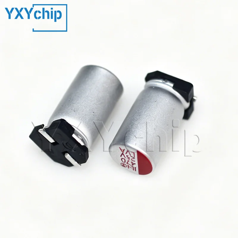 10pcs SMD Solid Electrolytic Capacitor 6.3v 10v 16v 25v 35v 50v 63v 100v 100uf 150uf 220uf 330uf 470uf 560uf 680uf 820uf 1000uf