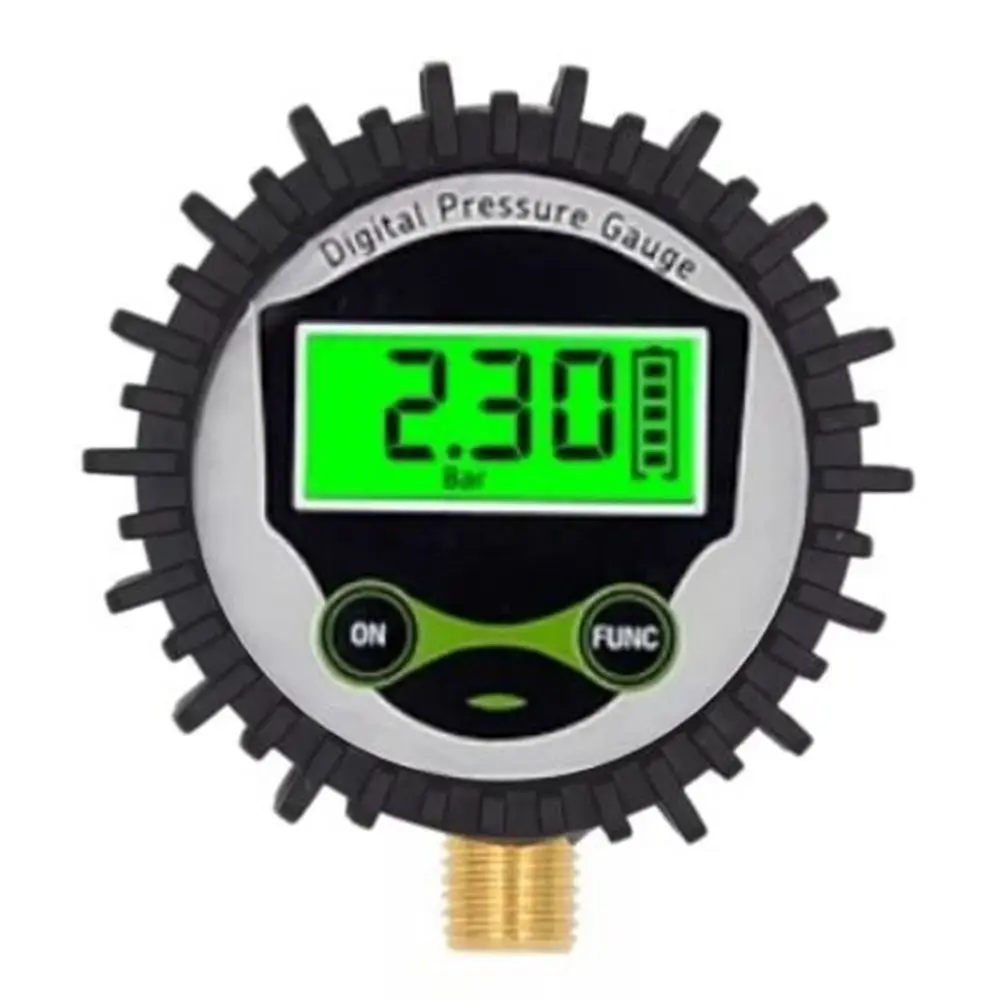 

0-250PSI Digital Tire Pressure Gauge Portable Precision Short Pressure Measuring Valve Tester LED Light Air Pressure Gauge Truck