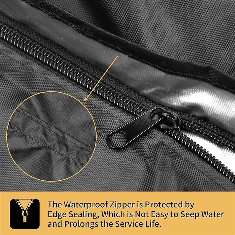 

58.2'' X13'' Punching Bag Cover Outdoor Waterproof Oxford Cloth Boxing Bag Cover Freestanding Heavy Bag Cover Black