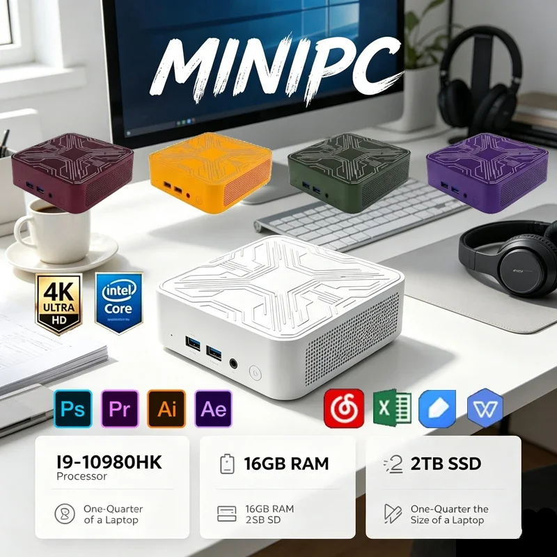 multi‑color-intel-i9‑10980hk-mini-pc32gb-ram-2tb-nvme-ssd-win11-wifi6-bt52-4k-workstation-for-gamingstreaming-video-editing