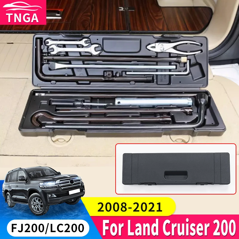 

For 2008-2021 Toyota Land Cruiser 200 Tailgate Trunk Emergency Toolbox LC200 Fj200 Interior Upgraded Accessories Modification