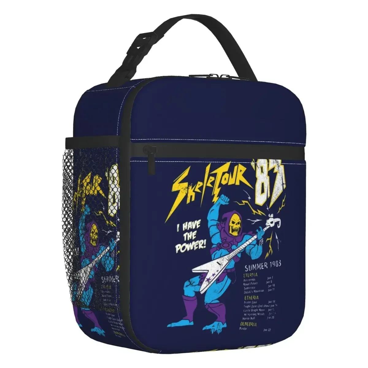 He-Man Skeletor Insulated Lunch Tote Bag for Women Masters Of The Universe Resuable Cooler Thermal Food Lunch Box School