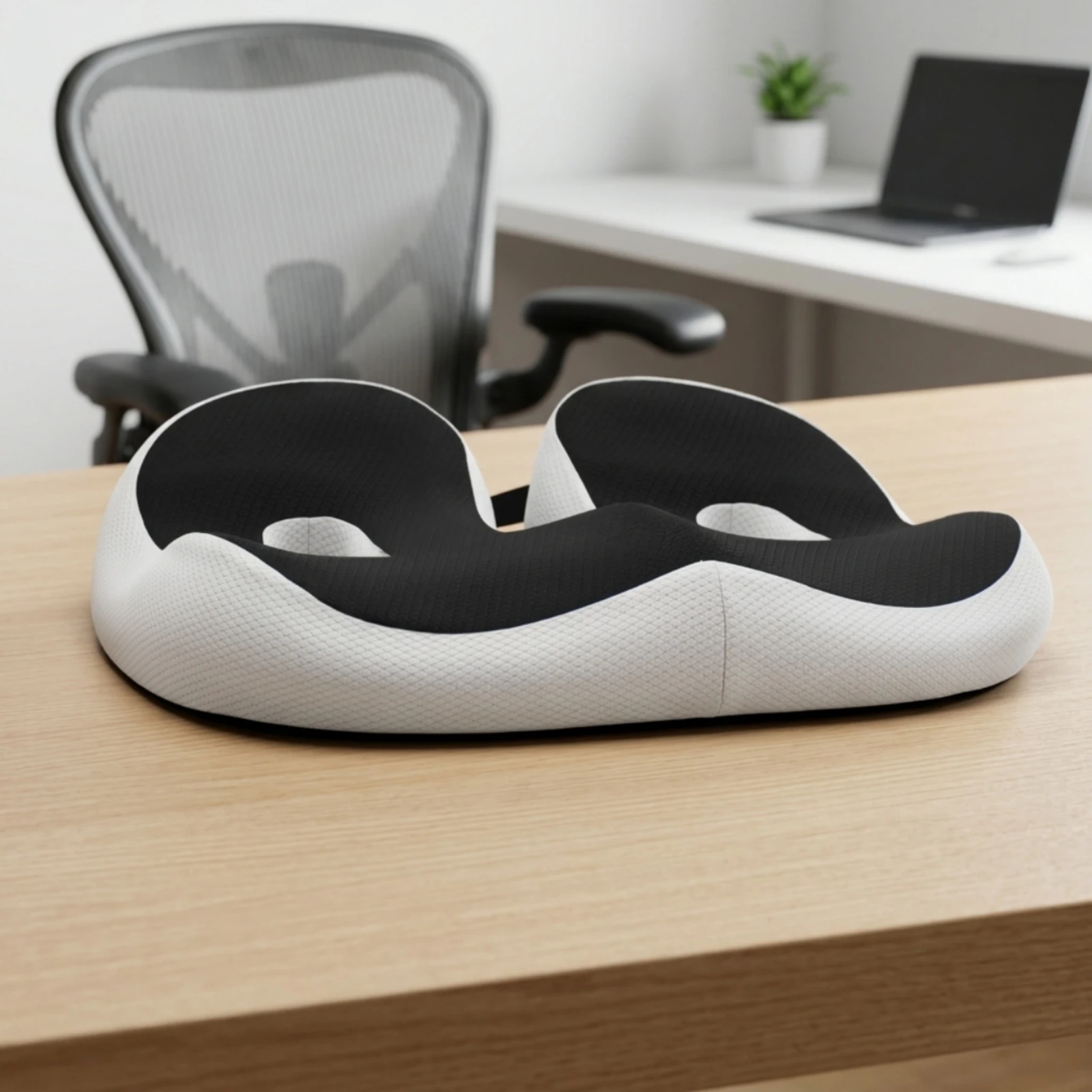 Ergonomic Seat Cushion Supportive U-Shaped Seat Cushion for Office Workers, Home Workstations