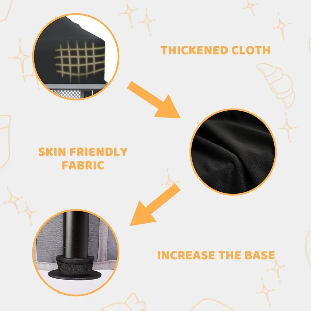 روضة أطفال قابلة للطي مع حصيرة، 50 × 50، روضة أطفال للسفر للرضع والأطفال الصغار، تتضمن 50 كرة محيطية #6