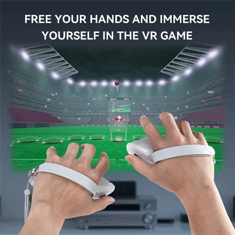 At12 1 par alça capa protetora para pico 4 ultra controlador de jogo capa com recursos de acesso rápido da bateria