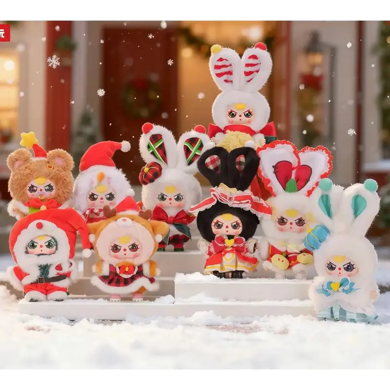 

100% Genuine Baby Three Merry Christmas Limited Series Blind Box Christmas Limited Vinyl Cute Doll Ornaments Christmas Gifts