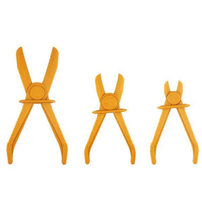 6 قطع مجموعة من كماشة الأنابيب البلاستيكية أنابيب ختم كماشة كماشة بلاستيكية أنابيب المشبك أداة المشبك خرطوم التبريد سريع- #3