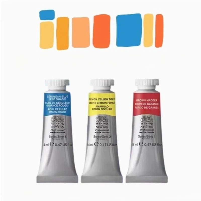 14ml / Tube Windsor Newton Artist Watercolor Pigments Artistic Painting Supplies Hand-drawn Illustration Creation Water Color