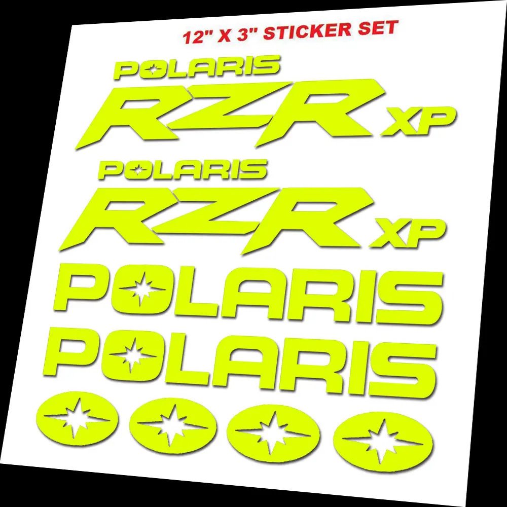 FOR RZR 800 850 1000 570 SPORTSMAN XP QUAD DECALS STICKERS KIT QUAD ATV/CHOICE COLOURS