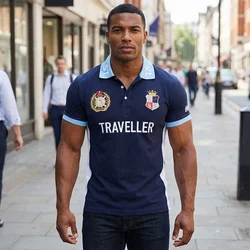 Men's polo shirt Argentina Traveller cotton embroidery stitching color classic fashion original design pure cotton high quality