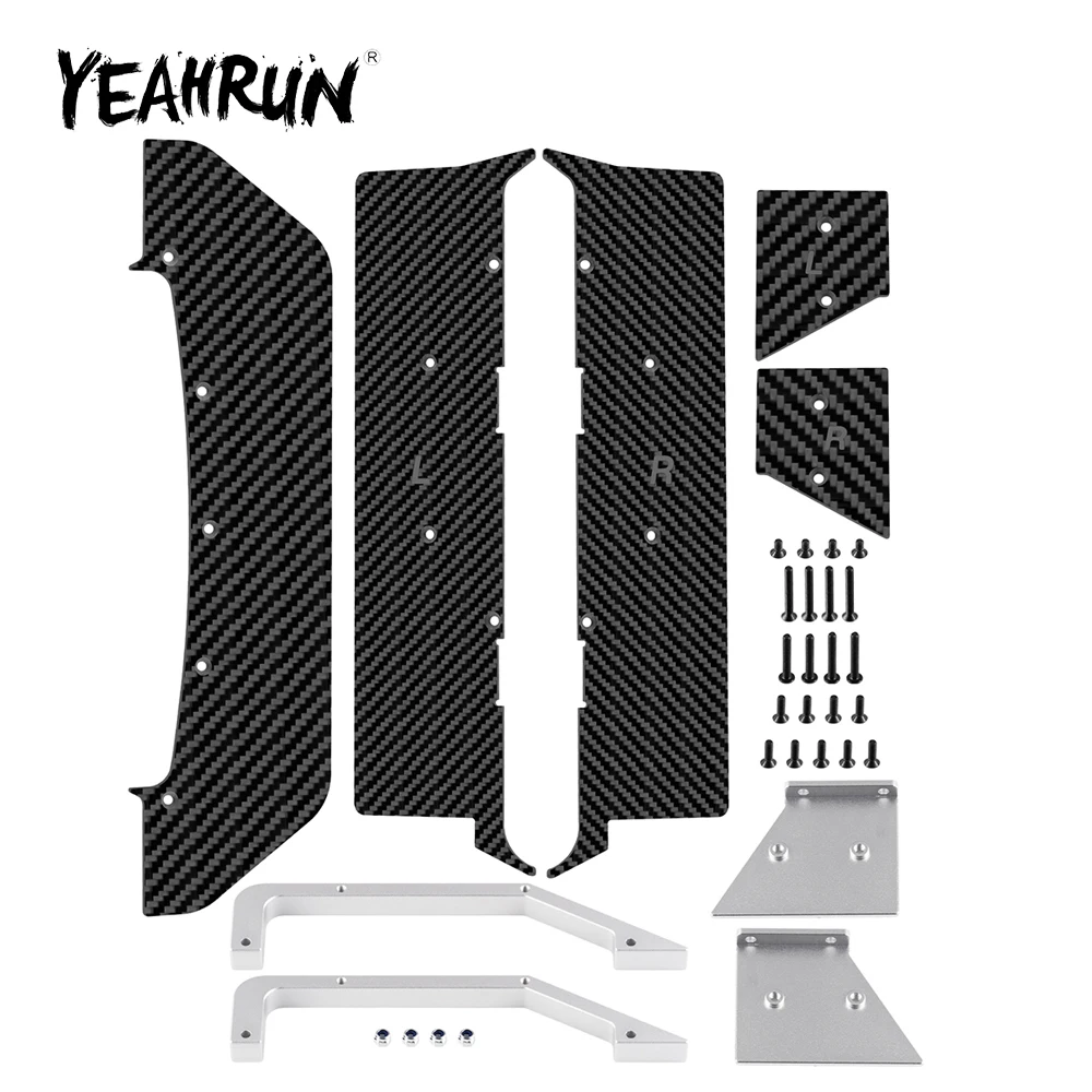

YEAHRUN Aluminum Alloy + Carbon Fiber Speed ​​Kit for ARRMA VENDETTA 3S 1/8 RC Car Upgrade Parts Accessories