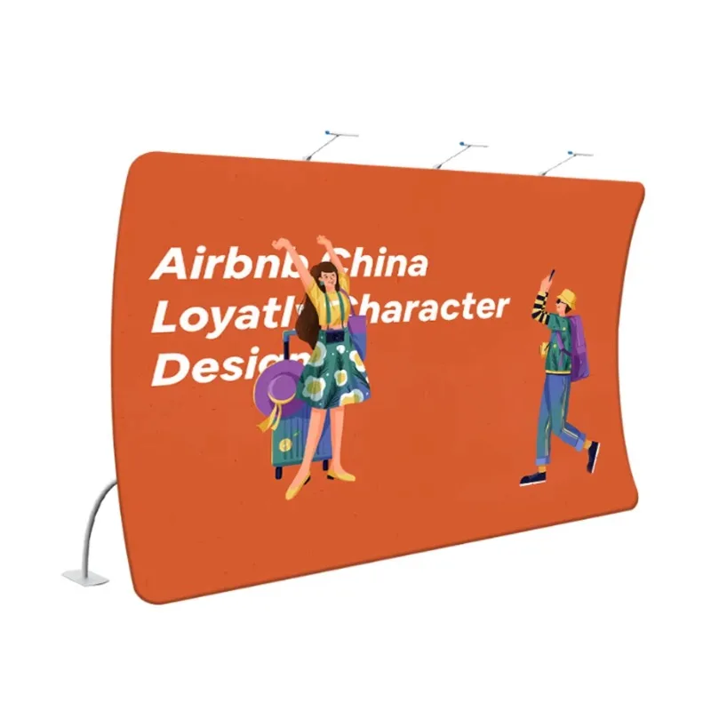

Promotion Event Fabric Display Stand Easy Assembly Silver U-Shaped Banner Stand for Advertising for Trade Shows Exhibitions