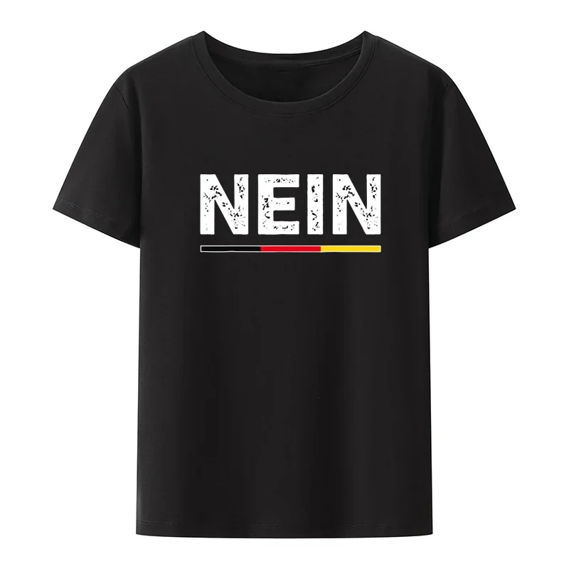 German No Saying Printed T-shirt Funny Tee Retro Streetwear Ropa Mujer Clothing Camisa Letters Clothes Pair Gift