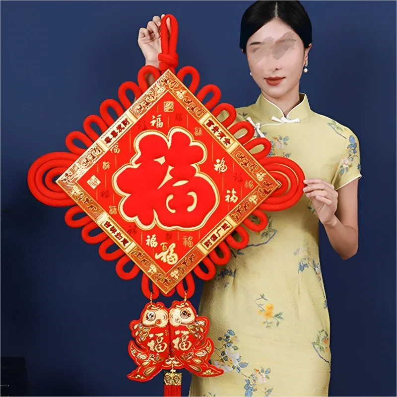 

1 шт. китайские Подвески-кисточки с узлом, весенние праздничные украшения для дома, Свадебная вечеринка, красное счастливое украшение с новым годом 2023