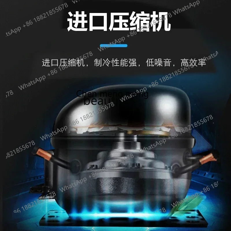 X ss 8617 خزانة الآيس كريم التجارية سميكة قطع الزبادي المقلي المجمدة خزانة عرض أفقية المصاصة المجمدة آيس كريم كابي