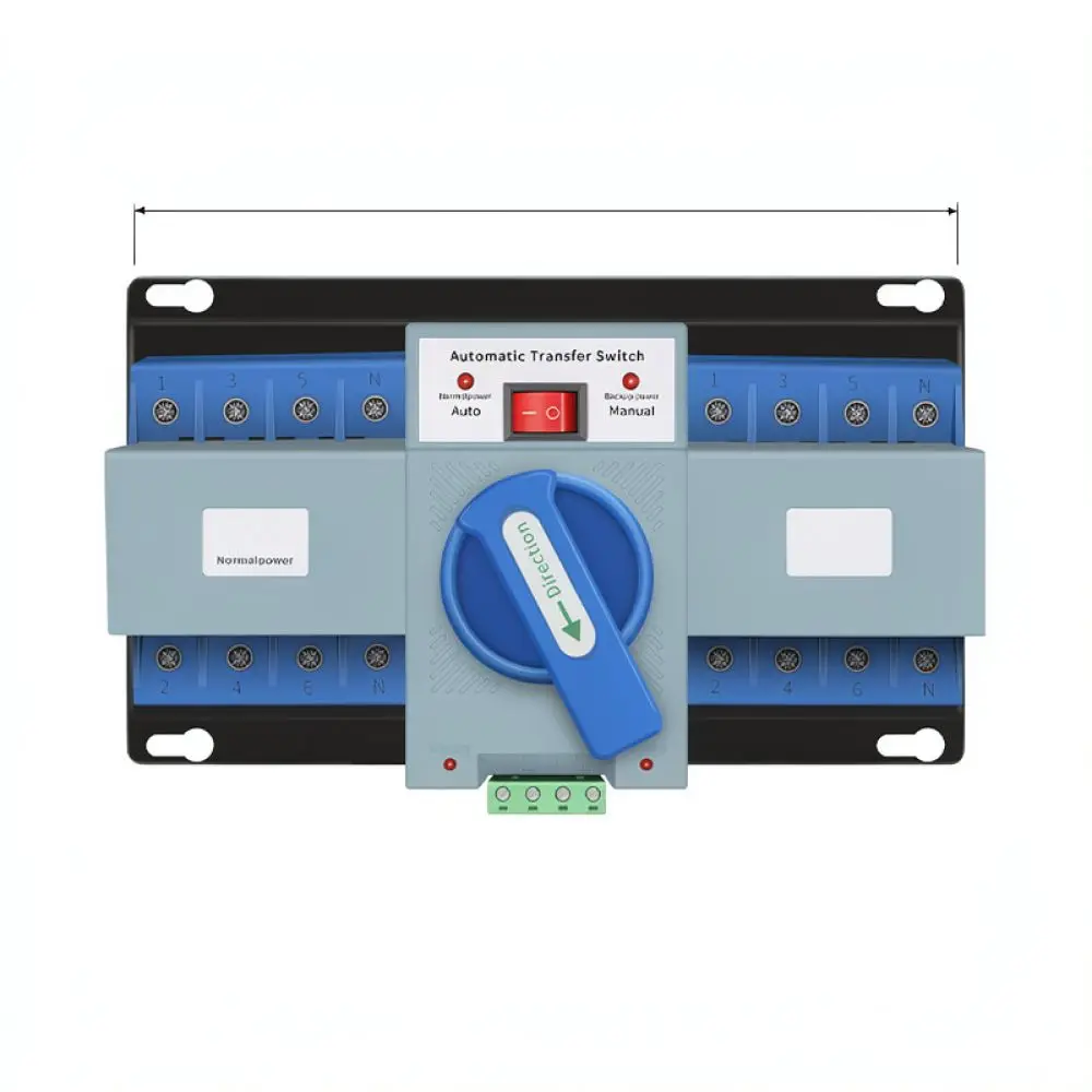 For GCDQCN ATS Dual Power Switch 4P Automatic Transfer Device 220V 380V Industrial Home Emergency Power Supply Selector