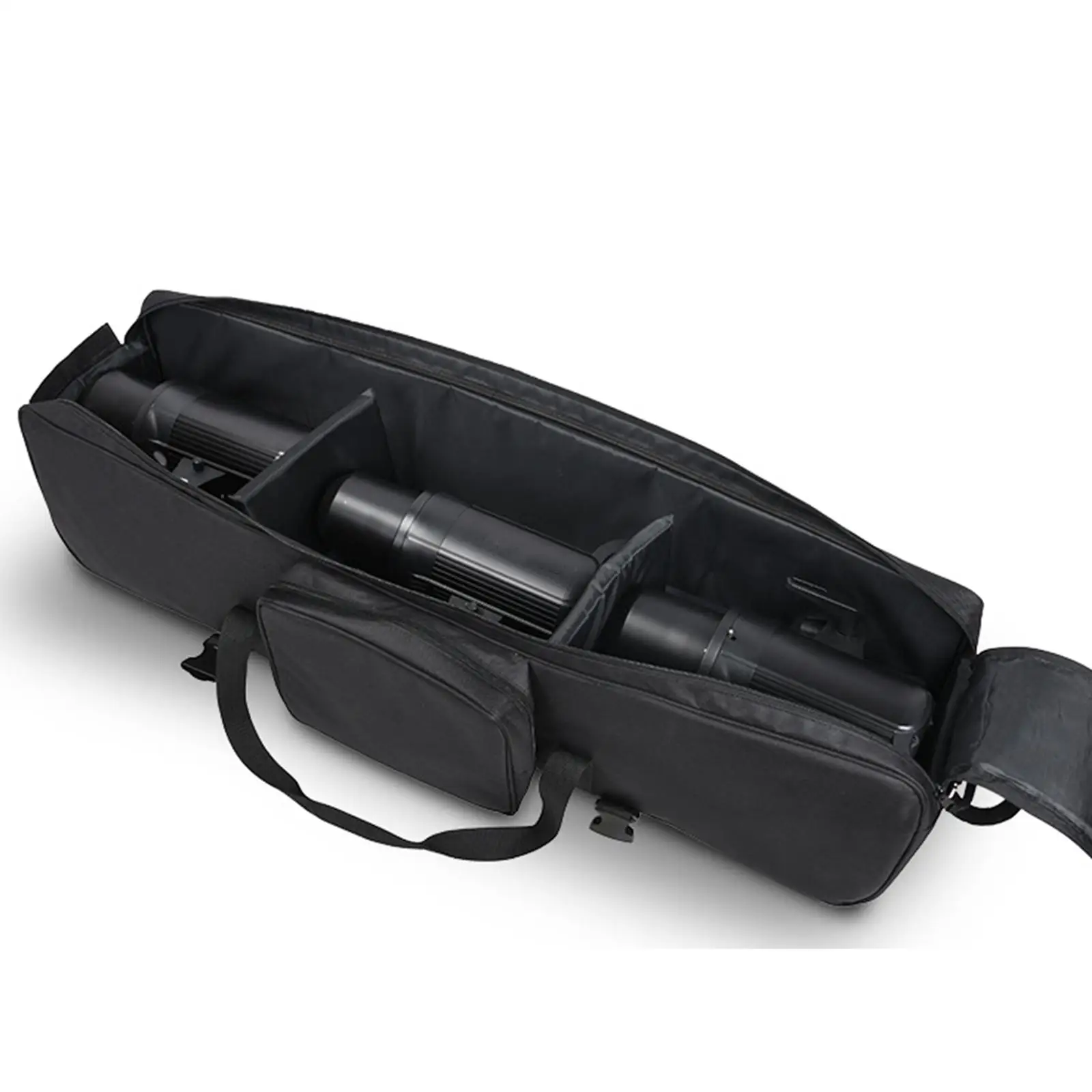 

Чехол для штатива, четыре отделения с плечевыми ремнями, компактный для светильников, подставка для аксессуаров для фотостудии, штативы, монопод